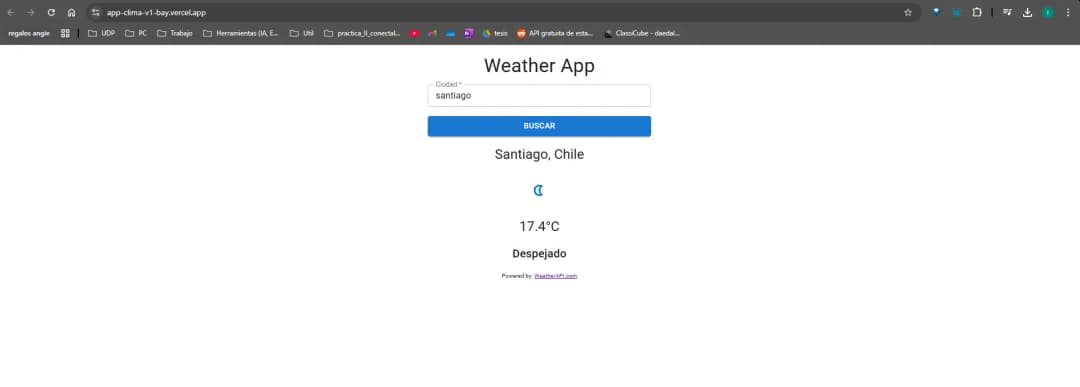 App de clima